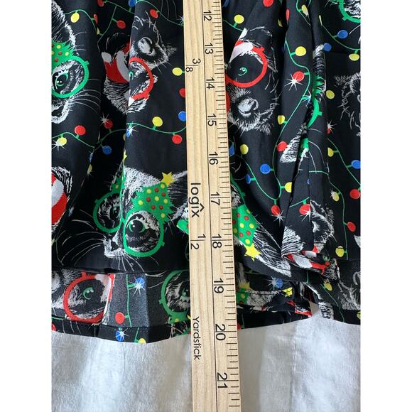 Modcloth Black Cat Print Skirt - Picture 9 of 10